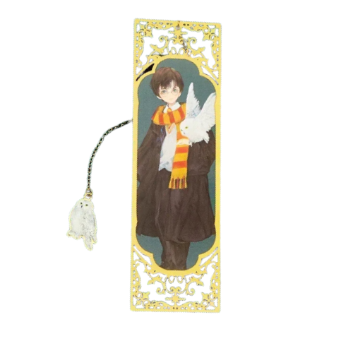 Marque-page métal Harry Potter Hermione & Ron – Figurines animées Collector