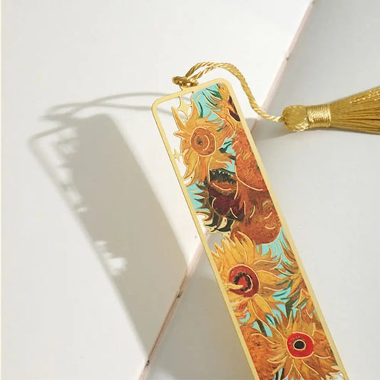 Marque-page : Métal, Pendentif, Papeterie Rétro