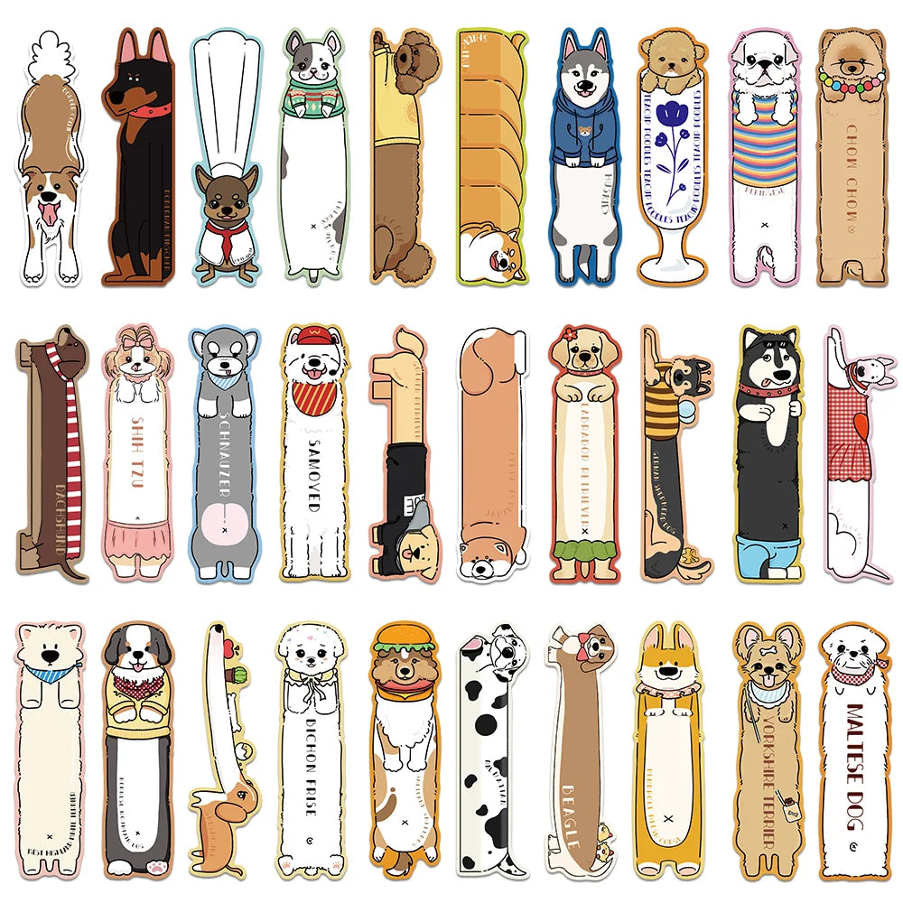 Lot de 30 Marque-Pages Chiots