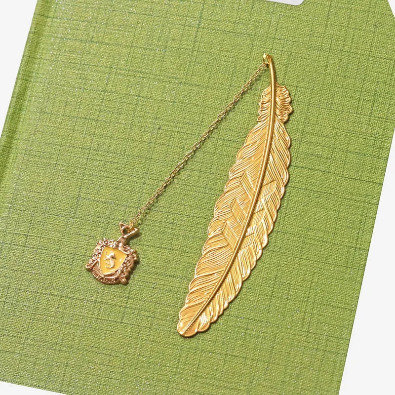 Marque-Page Métal Plume d'Or du Vif d'Or Harry Potter Collection