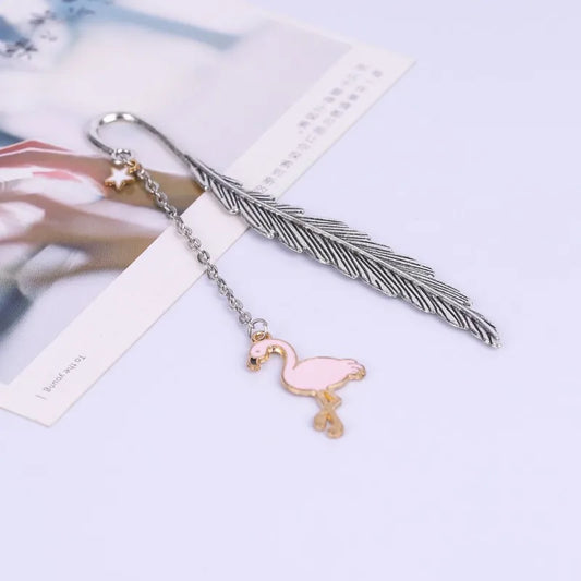 Marque-Page Plume Métallique