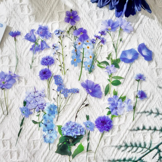 Marque page - Autocollant de fleur