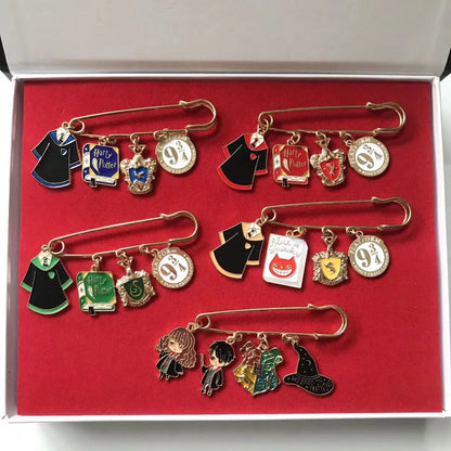 Coffret Cadeau Harry Potter - Marque-Pages Pins