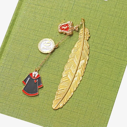 Marque-Page Métal Plume d'Or du Vif d'Or Harry Potter Collection