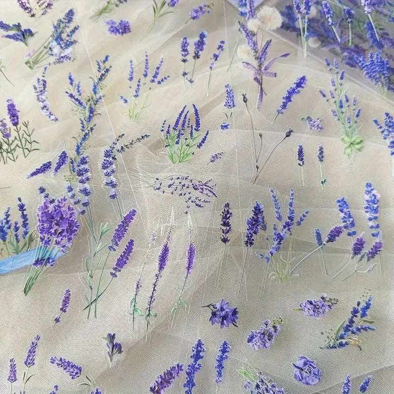 Lot de 6 autocollants transparents