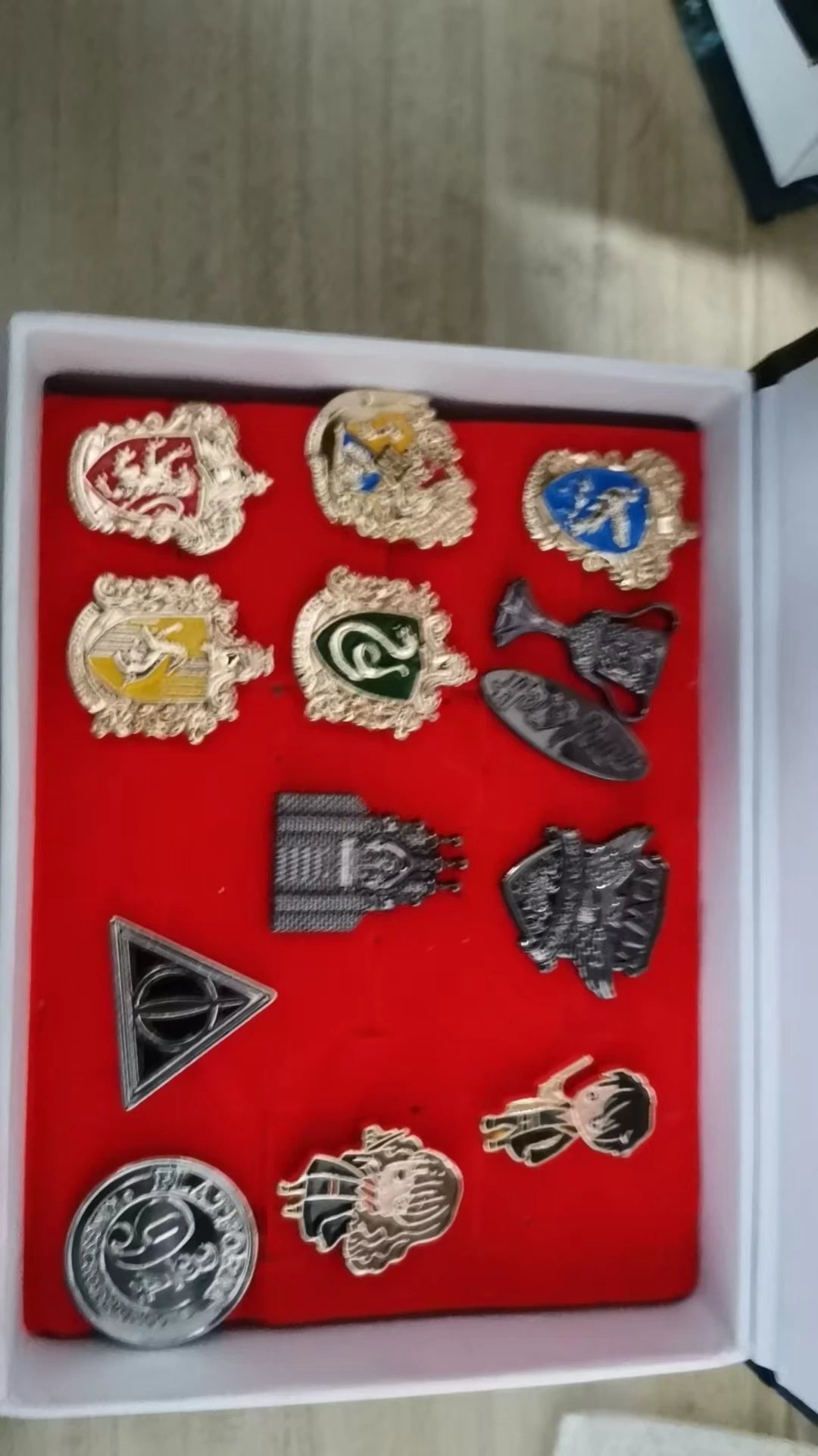 Coffret Cadeau Harry Potter - Marque-Pages Pins