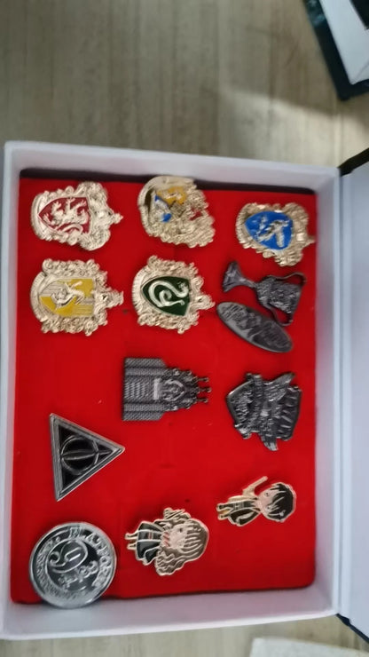 Coffret Cadeau Harry Potter - Marque-Pages Pins