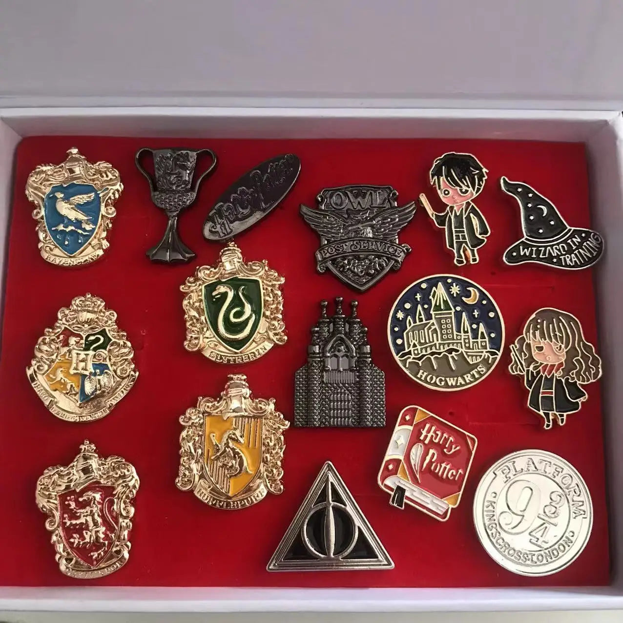 Coffret Cadeau Harry Potter - Marque-Pages Pins