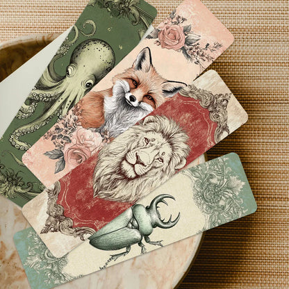30 Marque-pages Rétro Animaux Cartoon - Collection Esthétique