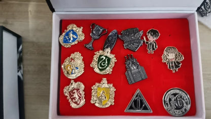 Coffret Cadeau Harry Potter - Marque-Pages Pins