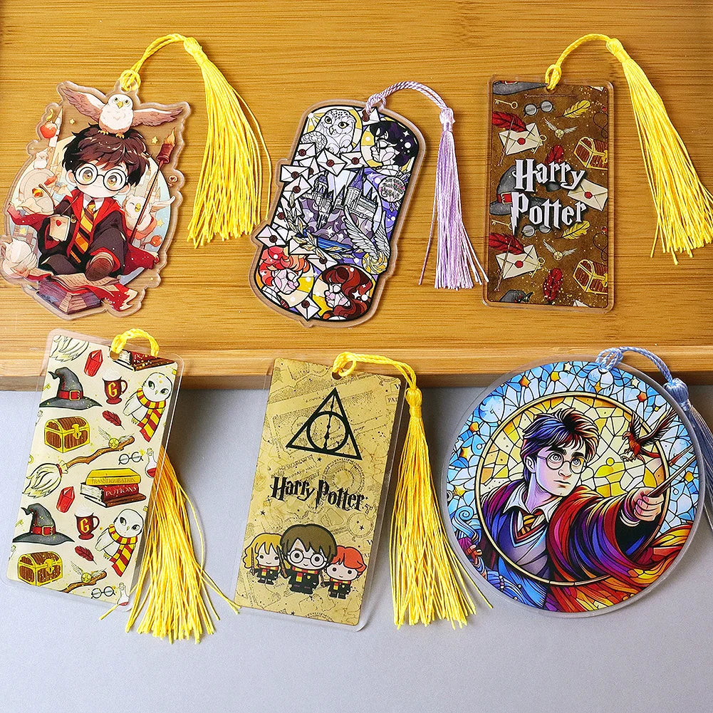 Marque-Page Acrylique Harry Potter - Cadeau Lecteur Fan