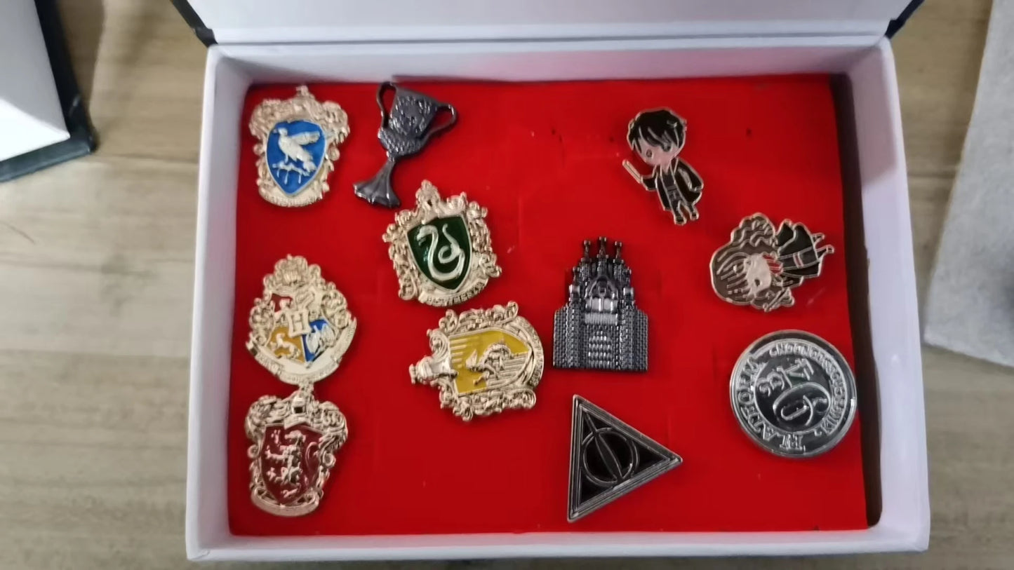 Coffret Cadeau Harry Potter - Marque-Pages Pins